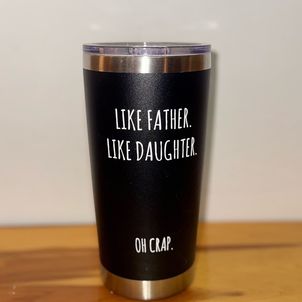 Source Unknown Black Insulated Tumbler